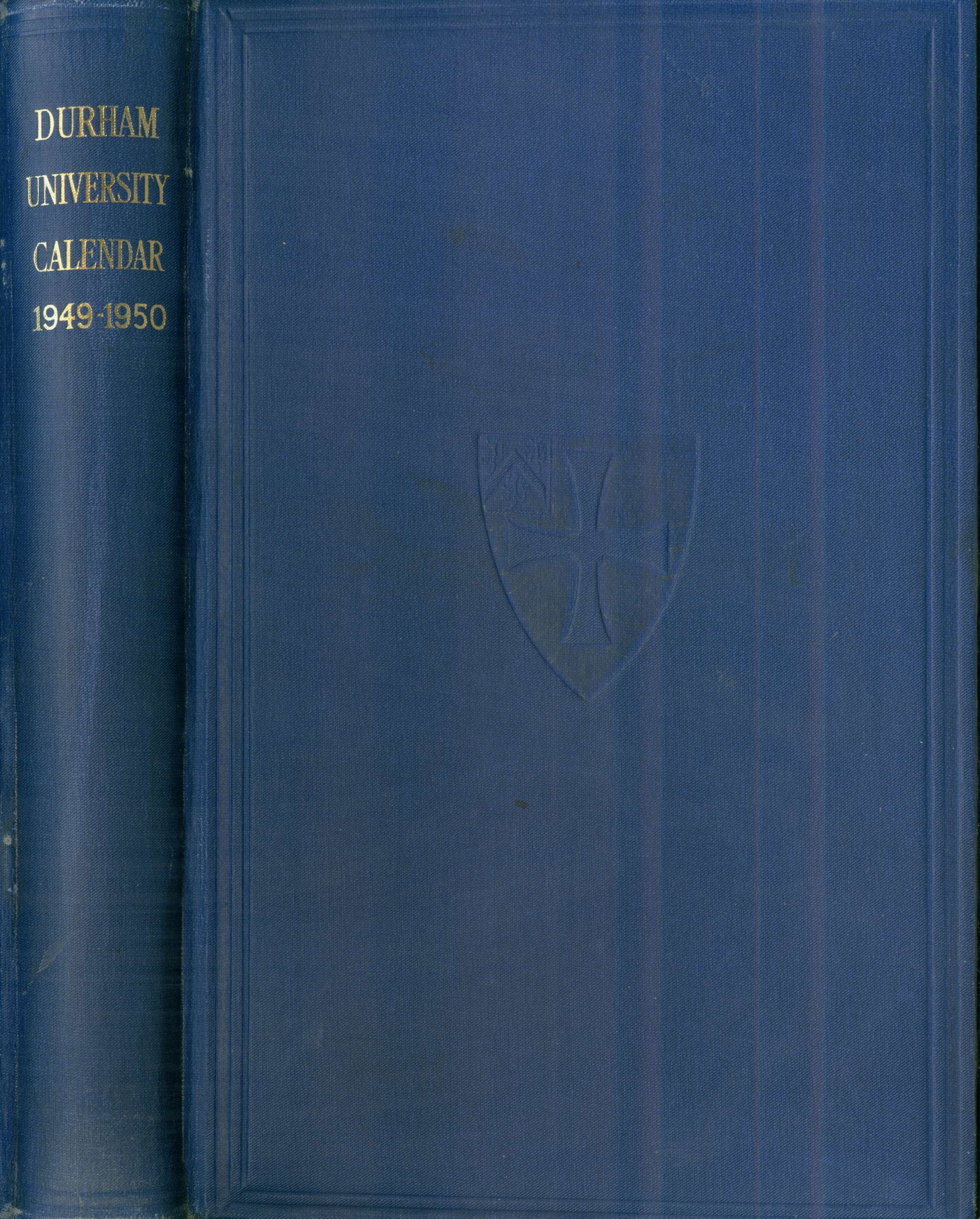 Durham University Calendar 194950